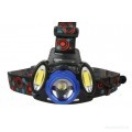 Ultraflash фонарь налобный E1334 (акк.2x18650) 3св/д 4W(300lm) 250м, фокус, 4 реж, металл/синий